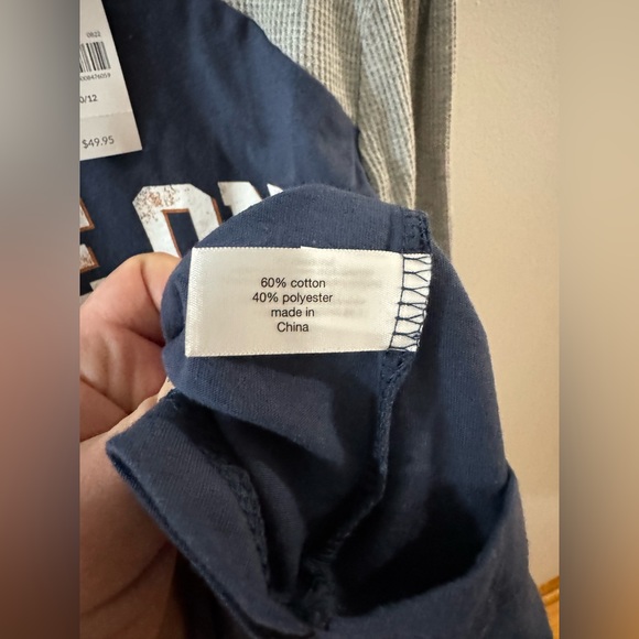 NWT 10-12 Lane Bryant Game On Waffle Knit Long Sleeve - Picture 4 of 6